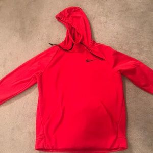 Red and Black Men’s Nike Hooded Sweatshirt